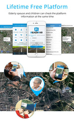 REACHFAR RF-V46-B นาฬิกาข้อมือ GPS สมาร์ทแทรกเกอร์ รองรับ SOS / กล้อง / การจัดการสุขภาพ / 4G LTE / ความดันโลหิต / อัตราการเต้นของหัวใจ สำหรับอเมริกาเหนือ / อเมริกาใต้, RF-V46-B