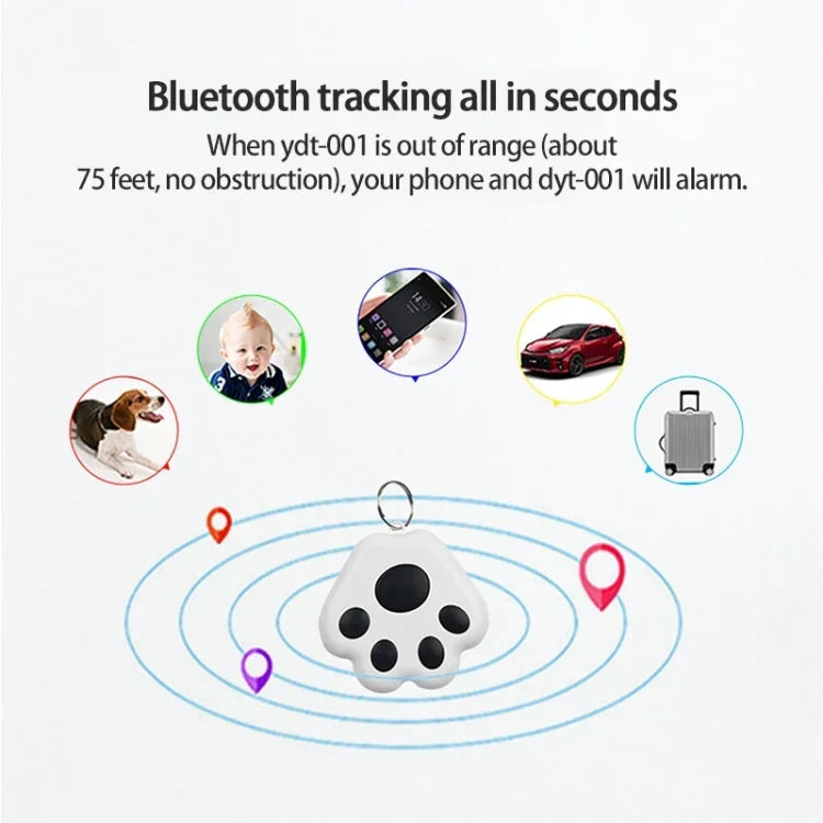 HYC09 เครื่องสวมใส่อัจฉริยะขนาดเล็กสำหรับสัตว์เลี้ยง GPS ตัวระบุตำแหน่ง Bluetooth