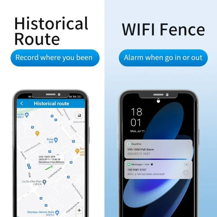 V51 สไตล์ B กันน้ำ IP67 ปุ่ม SOS ผู้สูงอายุ 4G LTE 3G 2G GSM สัญญาณเตือนฉุกเฉิน GPS ติดตามสำหรับอเมริกาเหนือ/อเมริกาใต้, V51 สไตล์ B