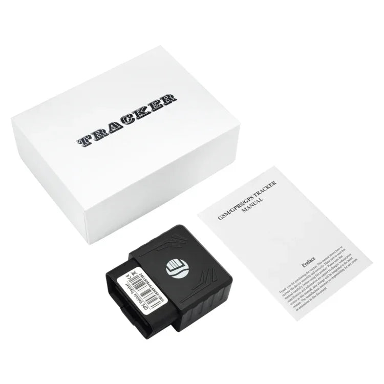 เครื่องติดตามรถยนต์และรถบรรทุก TK306 2G OBD II แบบเรียลไทม์ GSM GPRS GPS รองรับ AGPS, TK306
