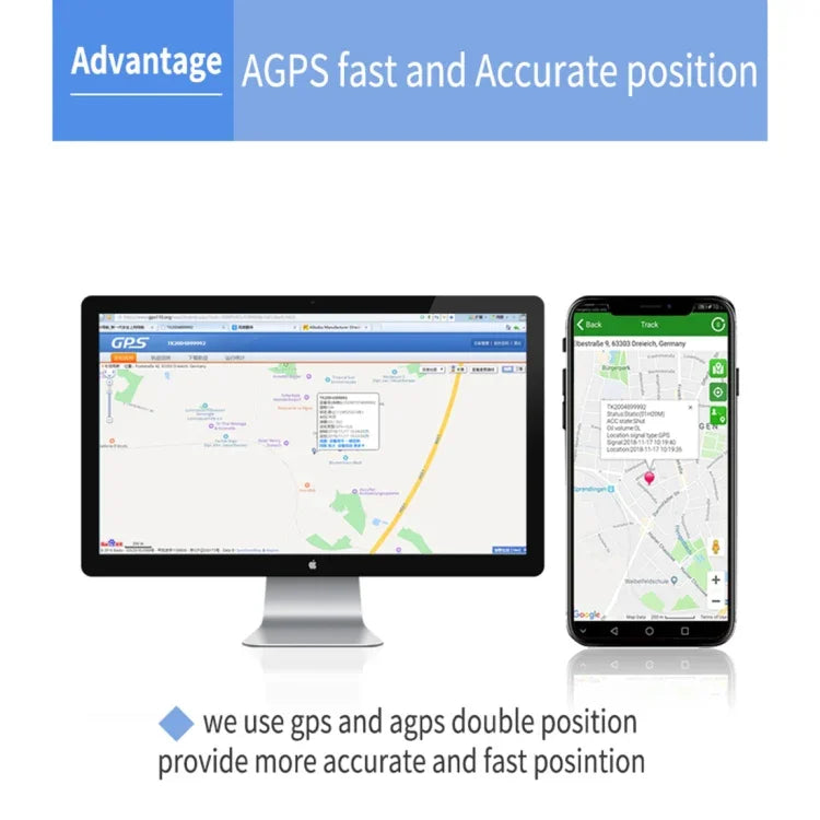 เครื่องติดตามรถยนต์และรถบรรทุก TK306 2G OBD II แบบเรียลไทม์ GSM GPRS GPS รองรับ AGPS, TK306
