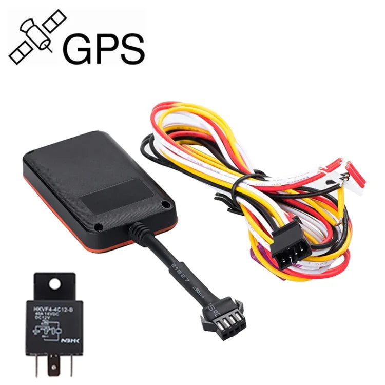 เครื่องติดตามรถยนต์และรถบรรทุก TK108 2G 4PIN แบบเรียลไทม์ GSM GPRS GPS รองรับ AGPS พร้อมรีเลย์และแบตเตอรี่, 4PIN