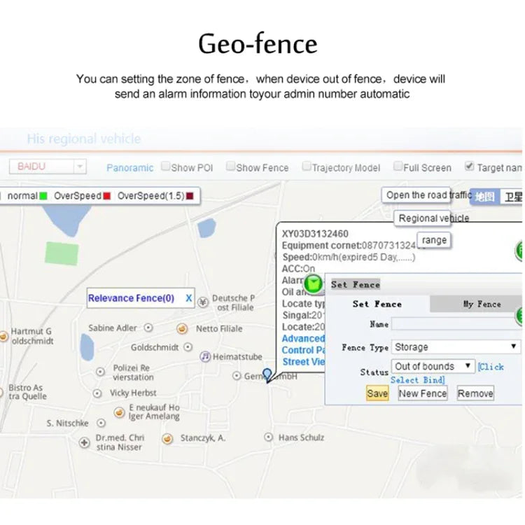 เครื่องติดตามรถยนต์และรถบรรทุก TK108 2G 4PIN แบบเรียลไทม์ GSM GPRS GPS รองรับ AGPS พร้อมรีเลย์และแบตเตอรี่, 4PIN