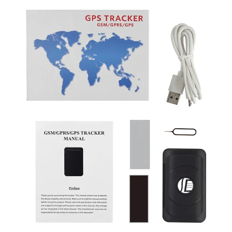 เครื่องติดตามรถยนต์และรถบรรทุก TK202B 2G GSM GPRS GPS รองรับ AGPS ความจุแบตเตอรี่: 5000MA, 2G 5000mAh