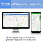 เครื่องติดตามรถยนต์และรถบรรทุก TK202B 2G GSM GPRS GPS รองรับ AGPS ความจุแบตเตอรี่: 5000MA, 2G 5000mAh