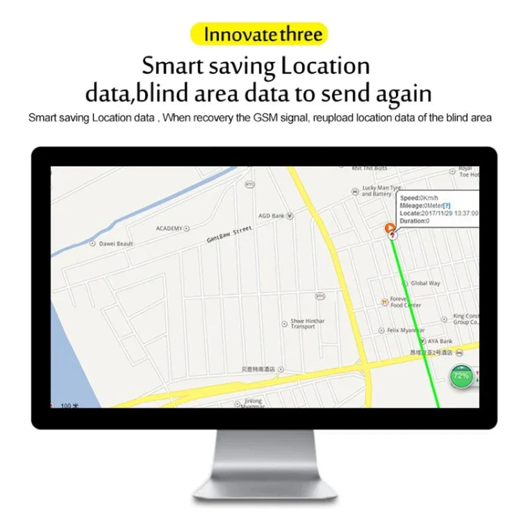 เครื่องติดตามรถยนต์และรถบรรทุก TK205 2G แบบเรียลไทม์ GSM GPRS GPS รองรับ AGPS พร้อมรีเลย์และแบตเตอรี่, TK205