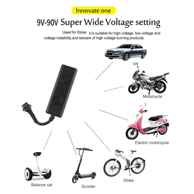 เครื่องติดตามรถยนต์และรถบรรทุก TK205 2G แบบเรียลไทม์ GSM GPRS GPS รองรับ AGPS พร้อมรีเลย์และแบตเตอรี่, TK205