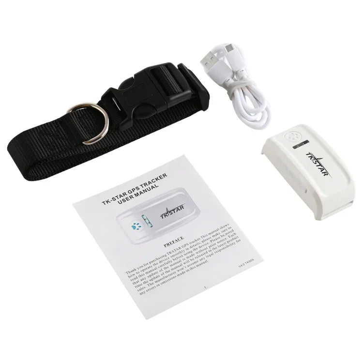 TK-909 เครื่องติดตาม GPS / GPRS / GSM สำหรับสัตว์เลี้ยง ปลอกคอติดตามแบบเรียลไทม์, TK-909