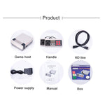 เครื่องเล่นเกมวิดีโอ HDMI HD ทีวีคลาสสิกย้อนยุคขนาดเล็ก มีเกมในตัว 600 เกม ปลั๊ก EU, 600 เกม (ปลั๊ก EU), 600 เกม (ปลั๊ก US)