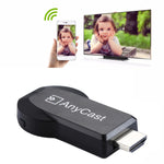 M2 Plus ตัวรับสัญญาณแสดงผลไร้สาย WiFi Dongle Airplay Miracast DLNA 1080P HDMI TV Stick สำหรับ iPhone, Samsung และสมาร์ทโฟน Android อื่นๆ, M2 Plus