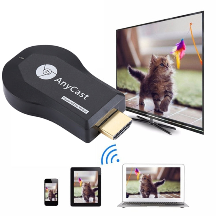 M4 Plus ตัวรับสัญญาณแสดงผลไร้สาย WiFi Dongle Airplay Miracast DLNA 1080P HDMI TV Stick สำหรับ iPhone, Samsung และสมาร์ทโฟน Android อื่นๆ, M4 Plus