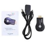 M4 Plus ตัวรับสัญญาณแสดงผลไร้สาย WiFi Dongle Airplay Miracast DLNA 1080P HDMI TV Stick สำหรับ iPhone, Samsung และสมาร์ทโฟน Android อื่นๆ, M4 Plus