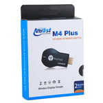 M4 Plus ตัวรับสัญญาณแสดงผลไร้สาย WiFi Dongle Airplay Miracast DLNA 1080P HDMI TV Stick สำหรับ iPhone, Samsung และสมาร์ทโฟน Android อื่นๆ, M4 Plus