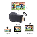 M9 Plus ตัวรับสัญญาณแสดงผลไร้สาย WiFi Dongle Airplay Miracast DLNA 1080P HDMI TV Stick, M9 Plus