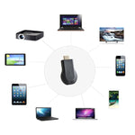 M9 Plus ตัวรับสัญญาณแสดงผลไร้สาย WiFi Dongle Airplay Miracast DLNA 1080P HDMI TV Stick, M9 Plus