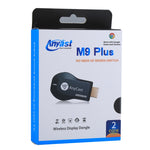 M9 Plus ตัวรับสัญญาณแสดงผลไร้สาย WiFi Dongle Airplay Miracast DLNA 1080P HDMI TV Stick, M9 Plus