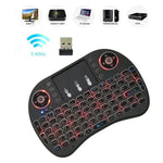 รองรับภาษา: อาหรับ i8 Air Mouse คีย์บอร์ดไร้สายมีไฟพื้นหลังพร้อมทัชแพดสำหรับ Android TV Box & สมาร์ททีวี & แท็บเล็ตพีซี & Xbox360 & PS3 & HTPC/IPTV, อาหรับ