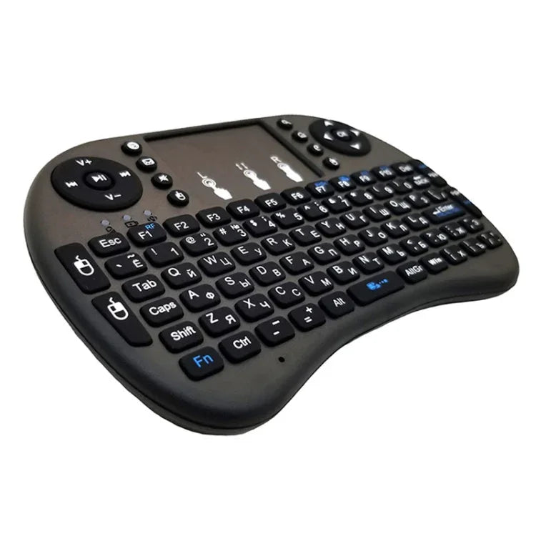 รองรับภาษา: รัสเซีย i8 เมาส์ไร้สายพร้อมคีย์บอร์ดและทัชแพด สำหรับ Android TV Box & สมาร์ททีวี & แท็บเล็ต PC & Xbox360 & PS3 & HTPC/IPTV