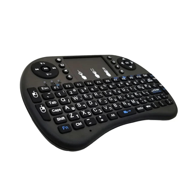 รองรับภาษา: ฮีบรู i8 เมาส์ไร้สายพร้อมคีย์บอร์ดและทัชแพด สำหรับ Android TV Box & สมาร์ททีวี & แท็บเล็ต PC & Xbox360 & PS3 & HTPC/IPTV, ฮีบรู