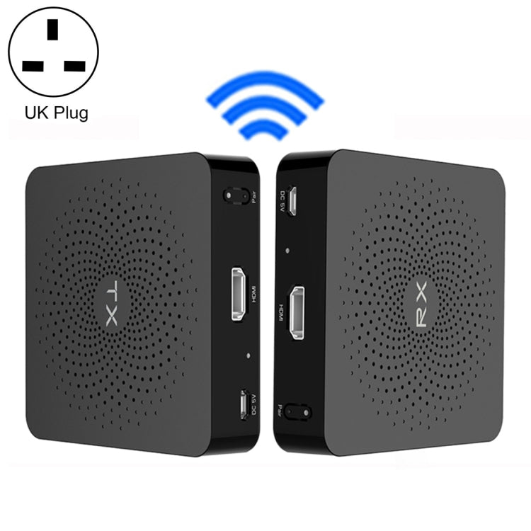 Measy W2H ชุดส่งสัญญาณไร้สาย 60GHz 4K Ultra HD ระยะส่งสัญญาณ: 30 ม., รุ่น UK Plug, 4K
