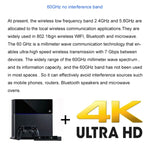 Measy W2H ชุดส่งสัญญาณไร้สาย 60GHz 4K Ultra HD ระยะส่งสัญญาณ: 30 ม., รุ่น UK Plug, 4K