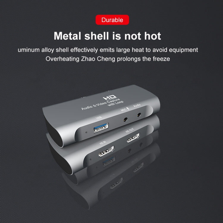 Z27 กล่องจับภาพวิดีโอและเสียง USB 2.0 แบบ HDMI หญิง + ไมโครโฟนเป็น HDMI หญิง, Z27