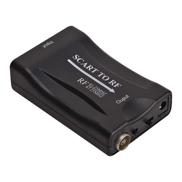 ตัวแปลงวิดีโอ SCART เป็น RF รองรับ RF 67.25MHz, 61.25MHz, SCART เป็น RF