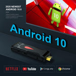 X96 S400 แอนดรอยด์ 10.0 มินิทีวีสติ๊ก Allwinner H313 ควอดคอร์ ARM Cortex A53, 1GB + 8GB รองรับ WiFi, HDMI, การ์ด TF, USB, 1GB+8GB