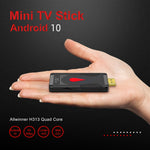 X96 S400 แอนดรอยด์ 10.0 มินิทีวีสติ๊ก Allwinner H313 ควอดคอร์ ARM Cortex A53, 2GB + 16GB รองรับ WiFi, HDMI, การ์ด TF, USB, 2GB+16GB