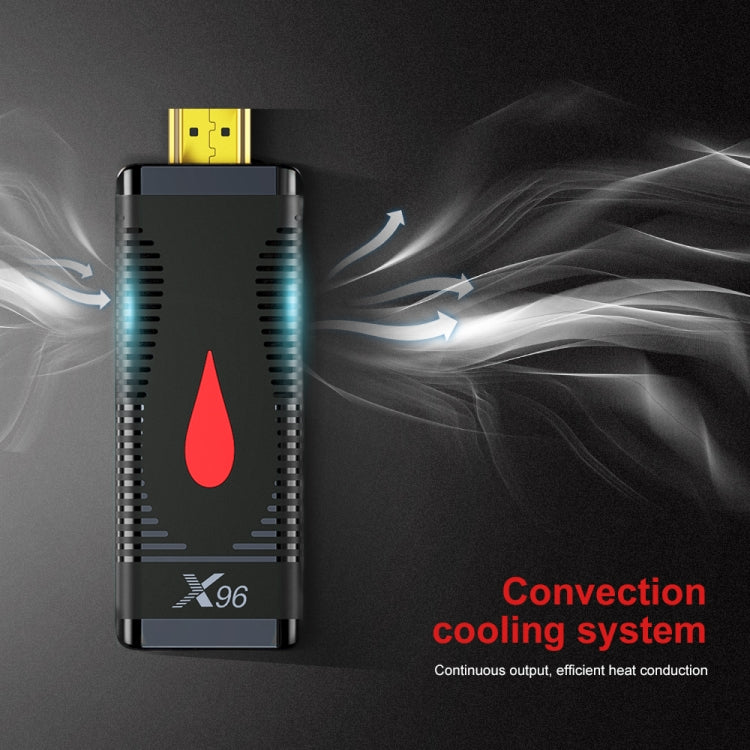 X96 S400 แอนดรอยด์ 10.0 มินิทีวีสติ๊ก Allwinner H313 ควอดคอร์ ARM Cortex A53, 2GB + 16GB รองรับ WiFi, HDMI, การ์ด TF, USB, 2GB+16GB