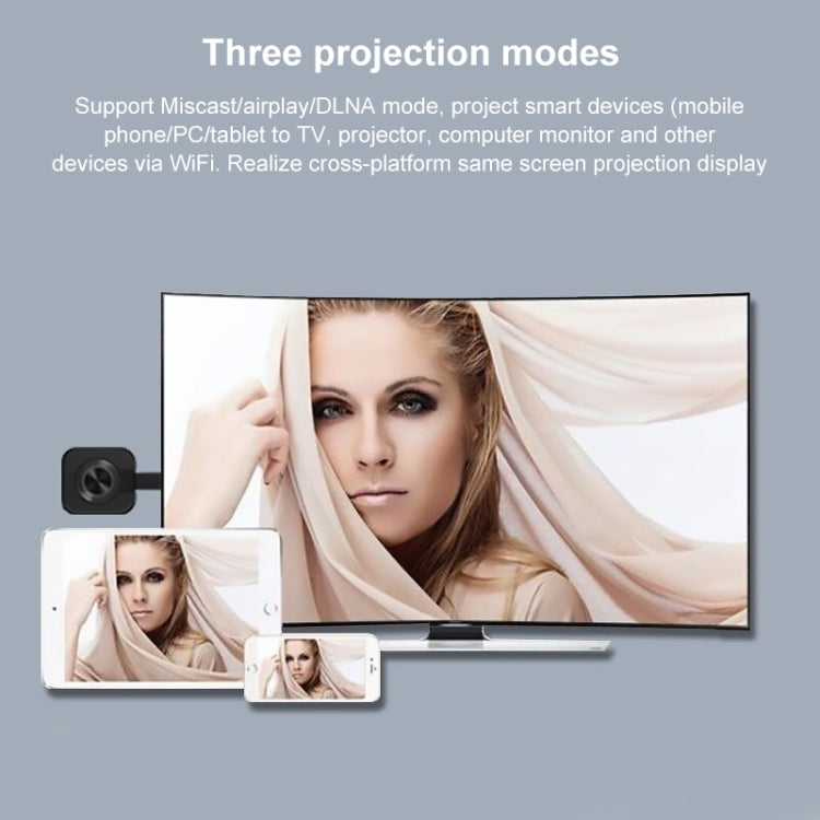 W13 ตัวรับสัญญาณแสดงผลไร้สาย WiFi 2.4G Dongle AirPlay กล่อง Miracast DLNA 1080P HD ทีวีสติ๊ก