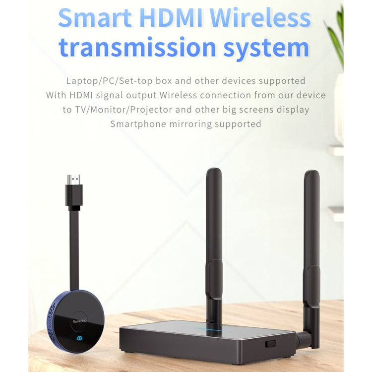 Z1 ชุดตัวรับและส่งสัญญาณแสดงผลหน้าจอไร้สาย HDMI Dongle ตัวรับ + ตัวส่ง