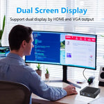 K660G4 มินิพีซีระบบ Windows และ Linux, โปรเซสเซอร์ Intel Celeron N2840 ควอดคอร์ 2M Cache, 1.83GHz, สูงสุด 2.25GHz, RAM 8GB + SSD 128GB, ปลั๊ก US, 8GB+128GB ปลั๊ก AU, 8GB+128GB ปลั๊ก EU, 8GB+128GB ปลั๊ก UK, 8GB+128GB ปลั๊ก US