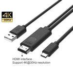 UC505 สาย HDTV USB-C / Type-C 4K 30Hz, UC505