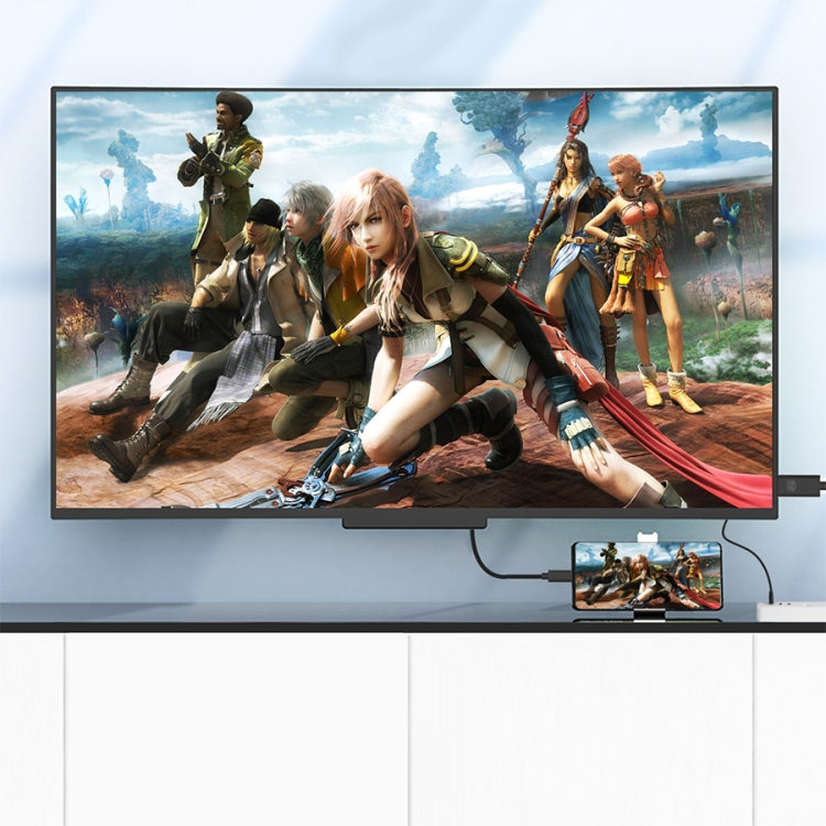 UC506 สายเคเบิล USB-C / Type-C เป็น HDMI 2K 60Hz HDTV UC506