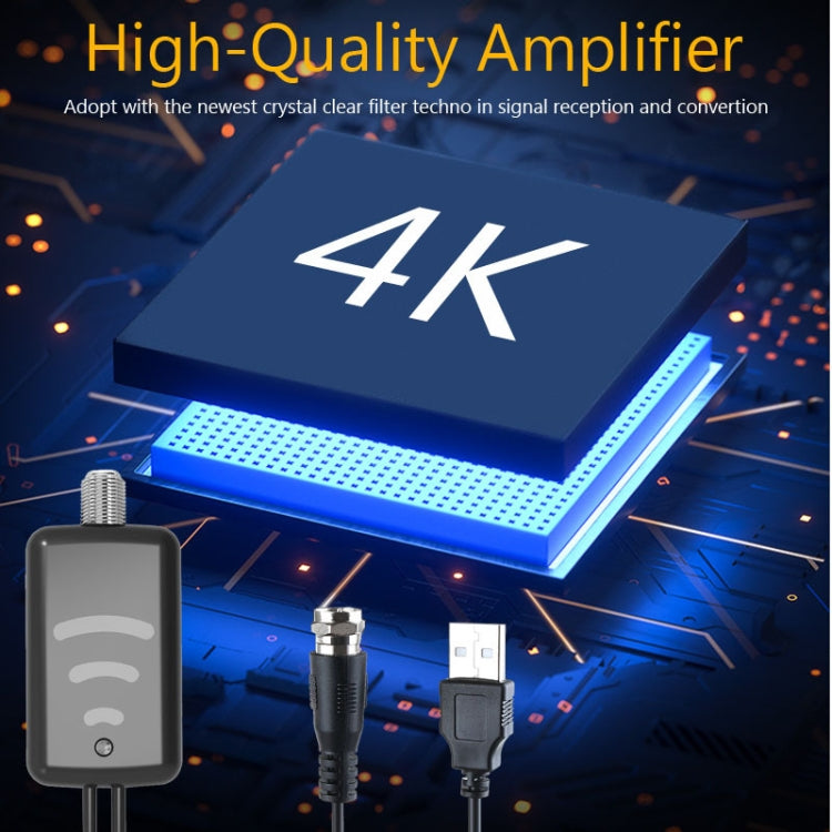 MYC-HDTV049 เสาอากาศ HDTV 4K 25dB ระยะรับสัญญาณ: 150 ไมล์, MYC-HDTV049