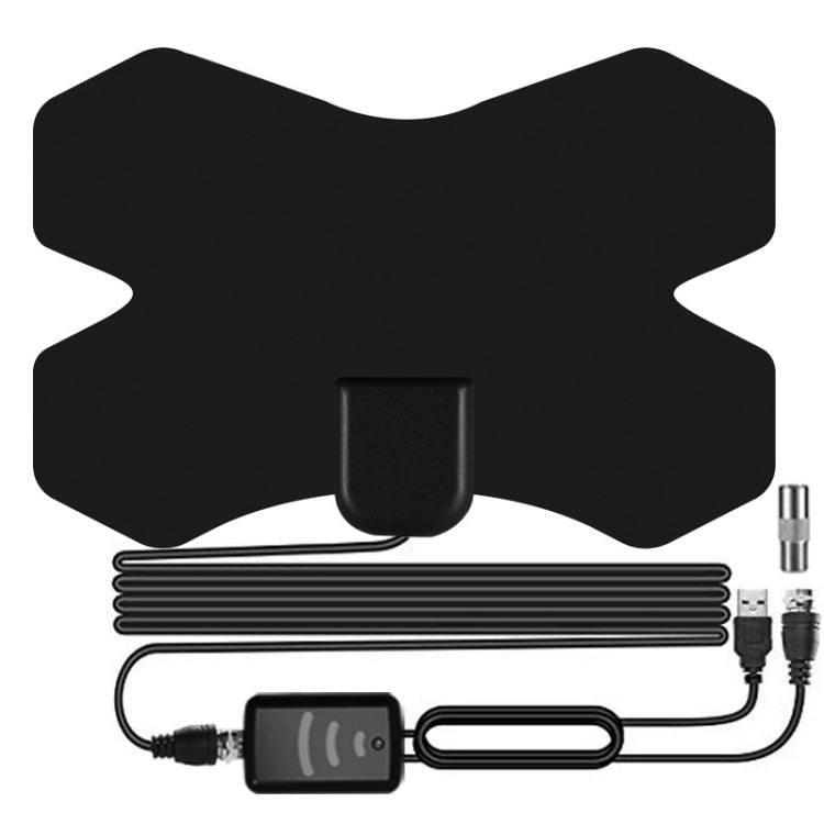 MYC-HDTV050 X Shield เสาอากาศ HDTV 4K 25dB ระยะรับสัญญาณ: 150 ไมล์, MYC-HDTV050