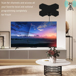 MYC-HDTV050 X Shield เสาอากาศ HDTV 4K 25dB ระยะรับสัญญาณ: 150 ไมล์, MYC-HDTV050