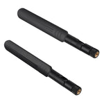 เสาอากาศ WiFi RP-SMA ตัวผู้ 2 x 6dBi 2.4GHz 5GHz ดูอัลแบนด์ + สายพิกเทล RP-SMA IPEX MHF4 35CM 2 เส้น สำหรับการ์ด M.2 NGFF WiFi WLAN, เสาอากาศ 6dBi + สาย RP-SMA