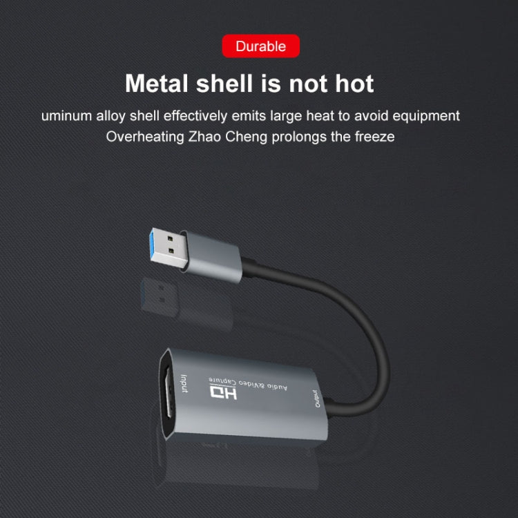 กล่องจับภาพวิดีโอและเสียง Z29 มือหญิง HDMI เป็น USB 2.0 ชาย + เสียง, Z29