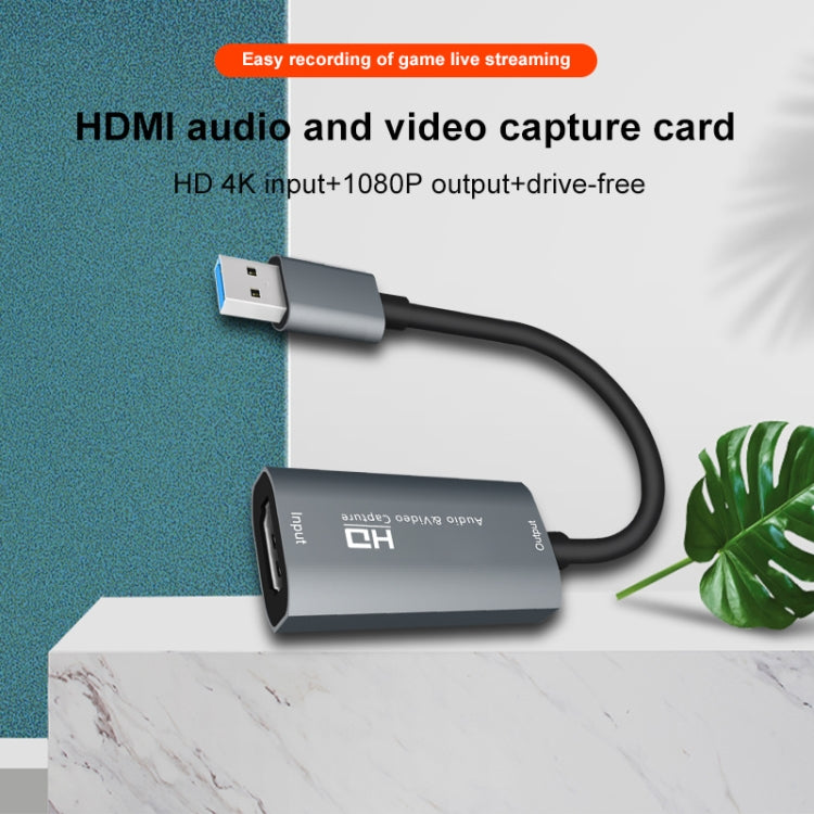 กล่องจับภาพวิดีโอและเสียง Z29 มือหญิง HDMI เป็น USB 2.0 ชาย + เสียง, Z29