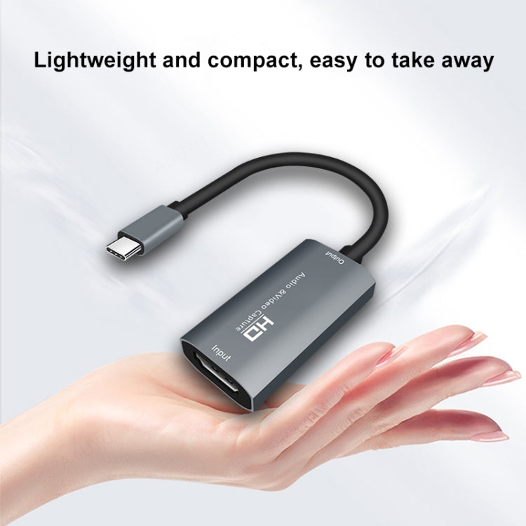 กล่องจับภาพวิดีโอและเสียง Z29A มือหญิง HDMI เป็น USB-C / Type-C ชาย, Z29A