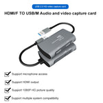 กล่องจับภาพวิดีโอและเสียง Z30 มือหญิง HDMI + ไมโครโฟน เป็น HDMI หญิง + เสียง + USB 2.0, Z30