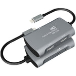 กล่องจับภาพวิดีโอและเสียง Z30A มือหญิง HDMI + ไมโครโฟน เป็น HDMI หญิง + เสียง + USB-C / Type-C, Z30A