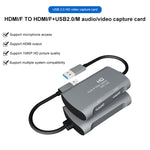 กล่องจับภาพวิดีโอและเสียง Z31 มือหญิง HDMI เป็น HDMI หญิง + เสียง + USB 2.0, Z31