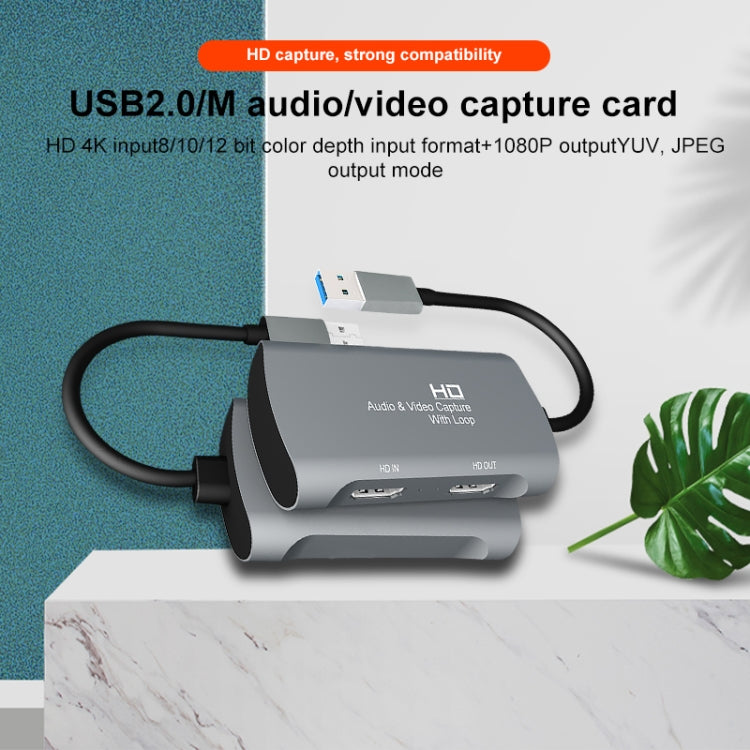 กล่องจับภาพวิดีโอและเสียง Z31 มือหญิง HDMI เป็น HDMI หญิง + เสียง + USB 2.0, Z31