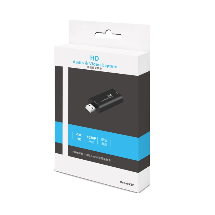 กล่องอะแดปเตอร์จับภาพวิดีโอและเสียง Z32 มือหญิง HDMI เป็น HDMI หญิง, Z32