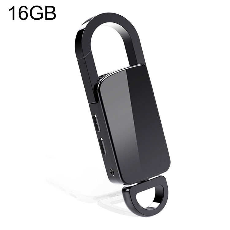 S20 ปากกาบันทึกเสียงพกพาแบบพวงกุญแจ HD ลดเสียงรบกวน 16GB