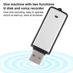 SK858 เครื่องบันทึกเสียงประชุมแบบพกพา USB ชาร์จได้ 8GB