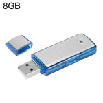 SK858 เครื่องบันทึกเสียงประชุมแบบพกพา USB ชาร์จได้ 8GB